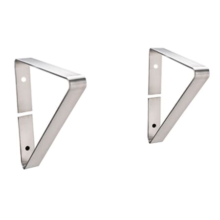 Whitehaus Wall Mount Brackets For Extra Support. For Use W/ Whncmb4413, SS BRACKET4413